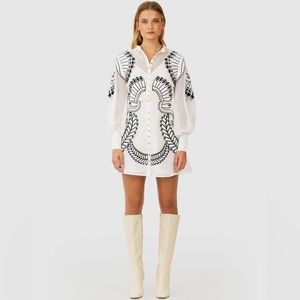 KEEPSAKE the Label Monochrome Long Sleeve Dress